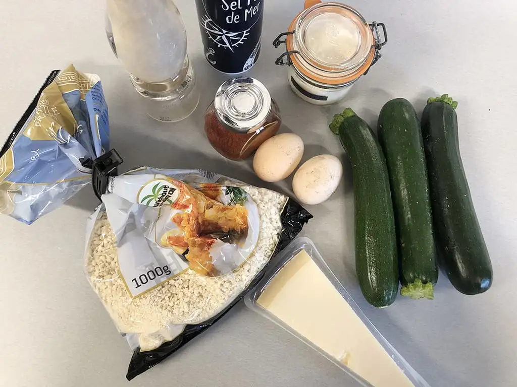 Courgette frietjes ingrediënten