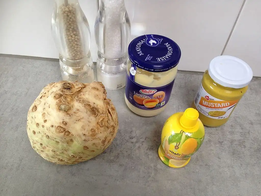 Selderijsalade ingrediënten