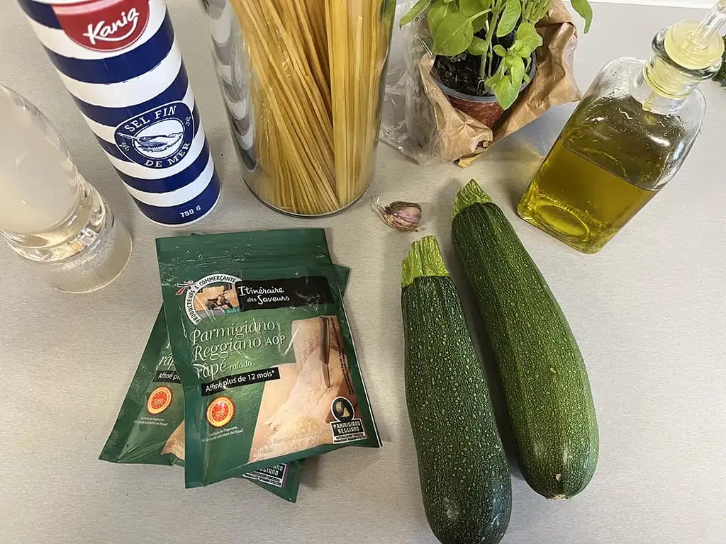 Pasta alla Nerano ingrediënten
