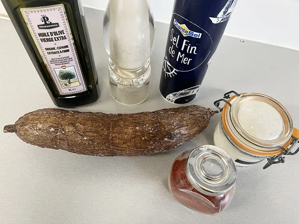Cassave frietjes ingrediënten