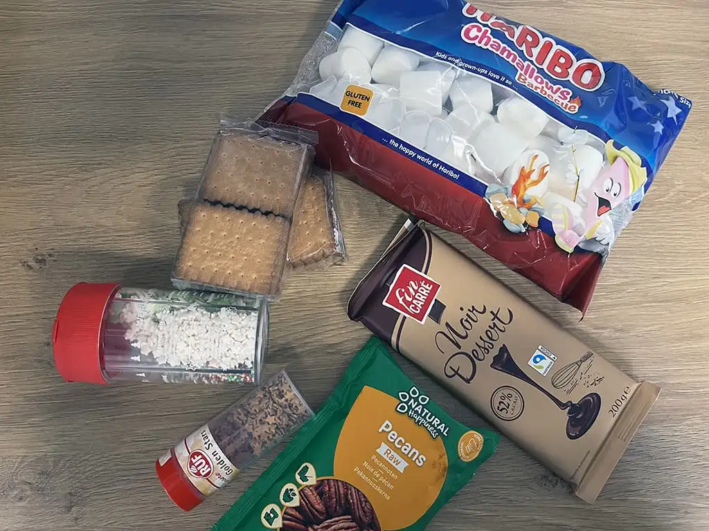 S'mores uit de oven ingrediënten