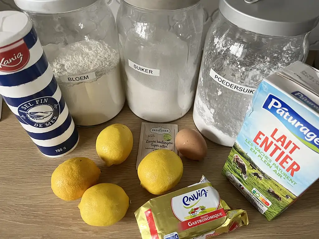 Lemon rolls ingrediënten