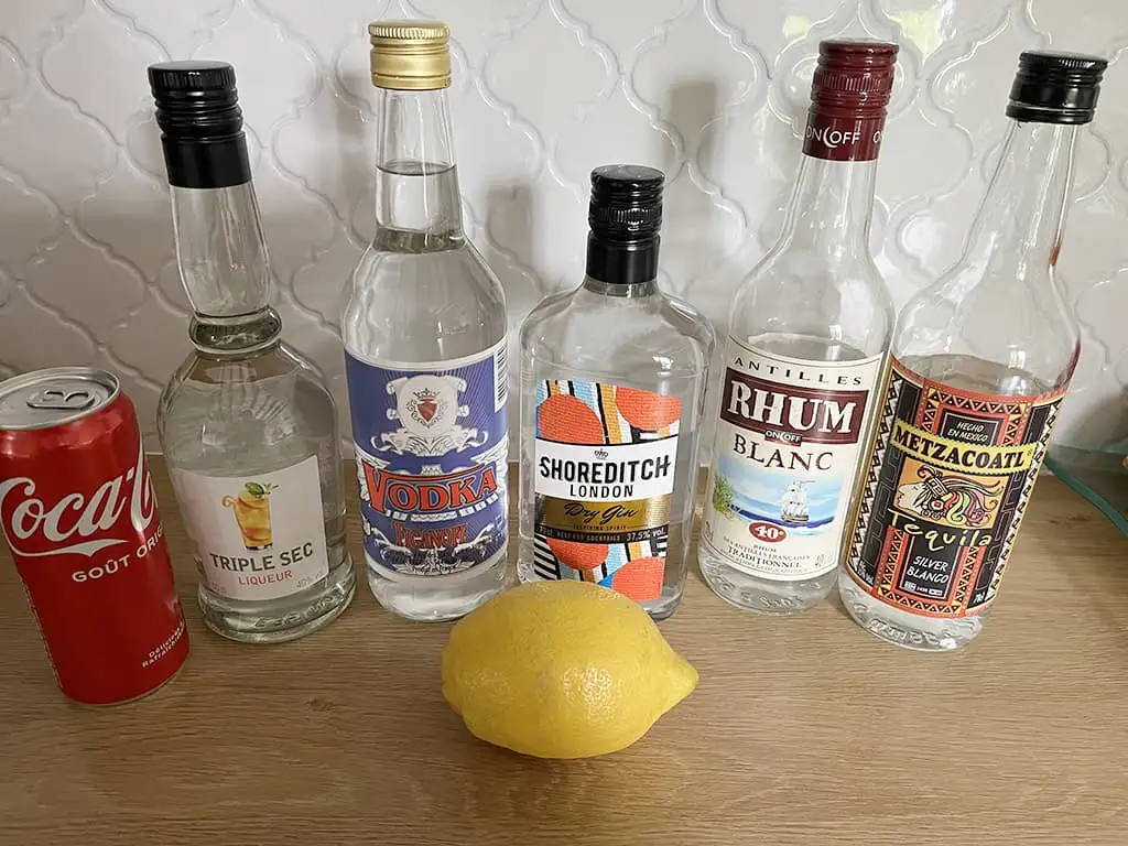 Long island iced tea ingrediënten