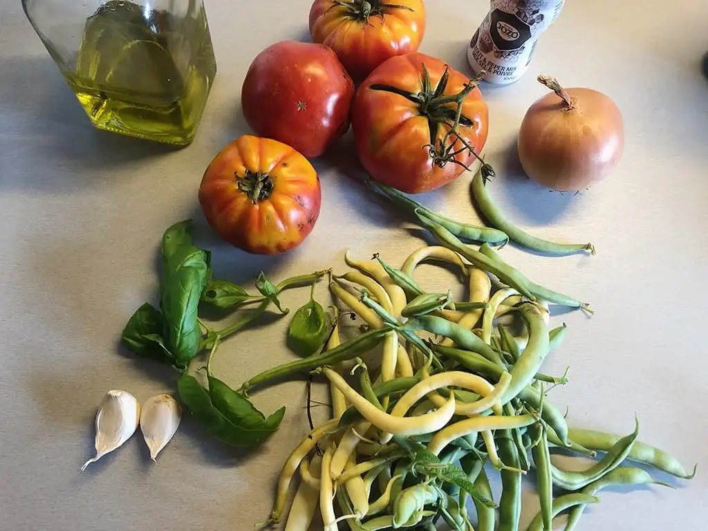 Ingemaakte bonen in tomatensaus ingrediënten
