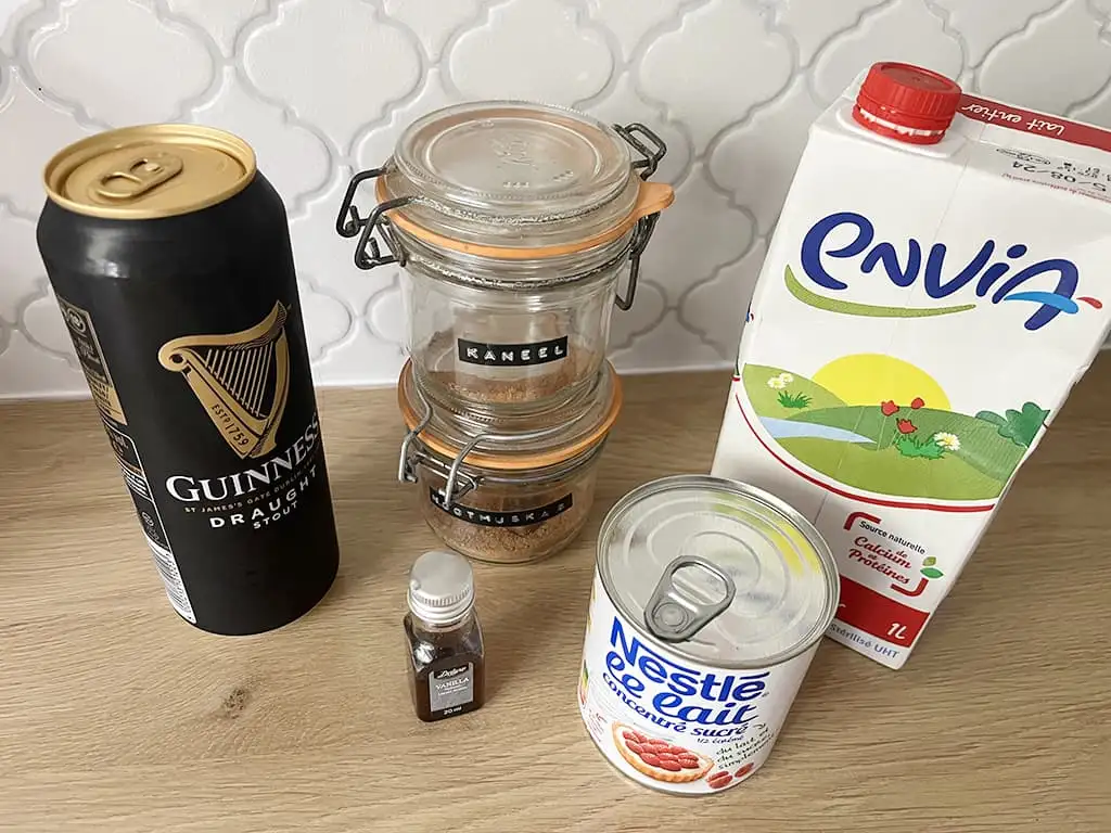 Jamaicaanse Guinness punch ingrediënten