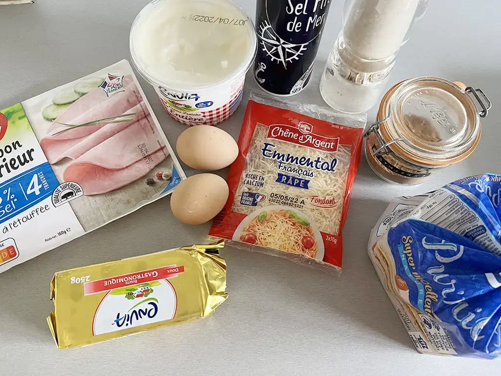 Oeufs en cocotte ingrediënten