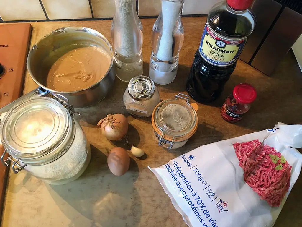 Satéballetjes ingrediënten