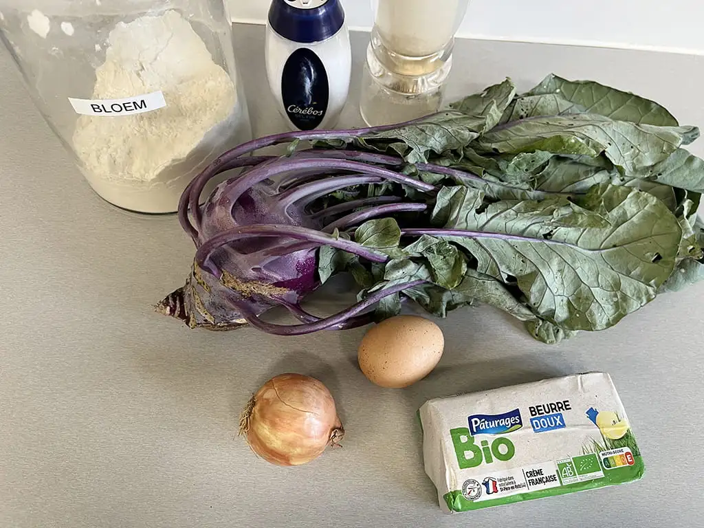 Koolrabi hash browns ingrediënten