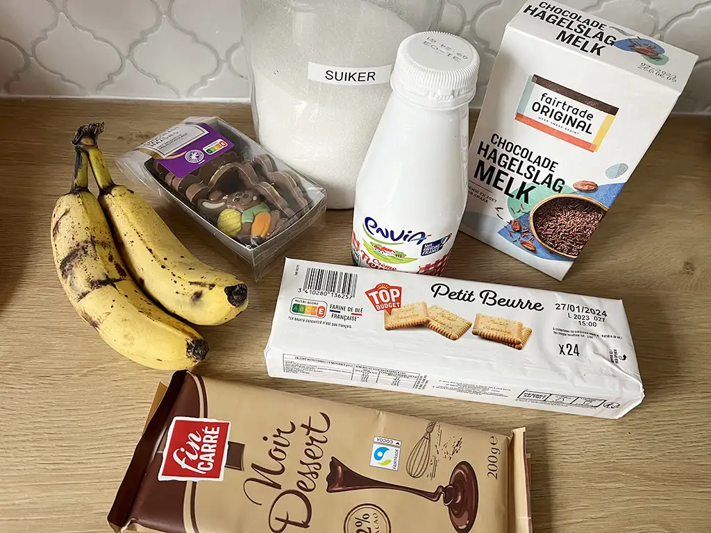 Banoffee toetje ingrediënten