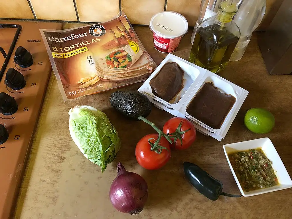 Chimichurri biefstuk taco's ingrediënten