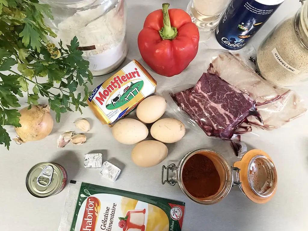Goulashkroket ingrediënten