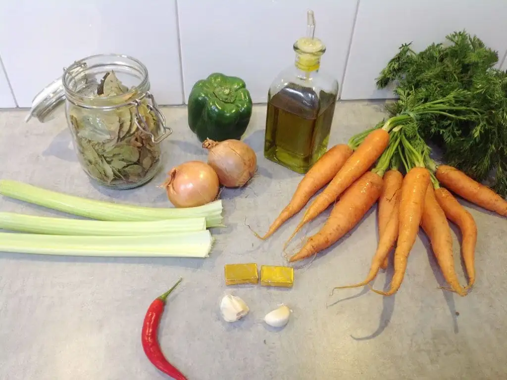 Wortelsoep ingrediënten