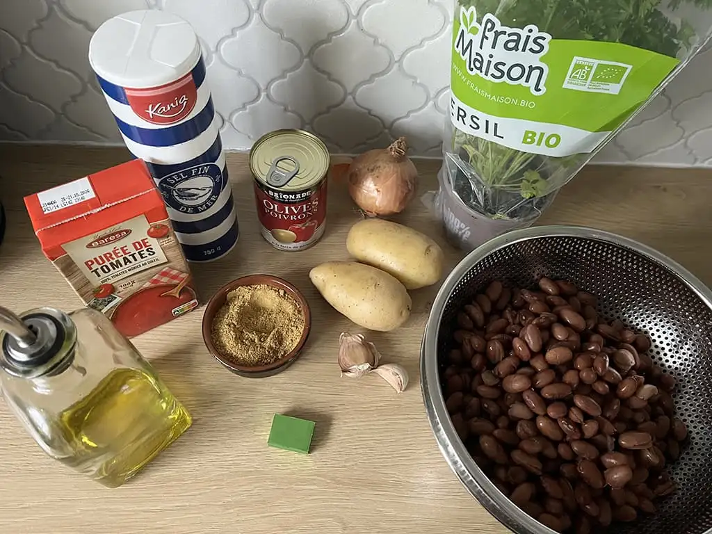 Puerto Ricaanse stijl bonen ingrediënten
