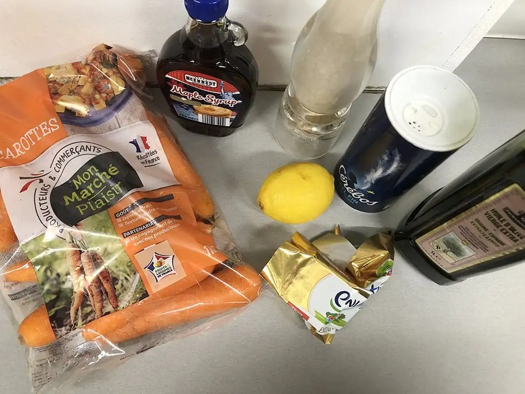 Wortelfrietjes ingrediënten