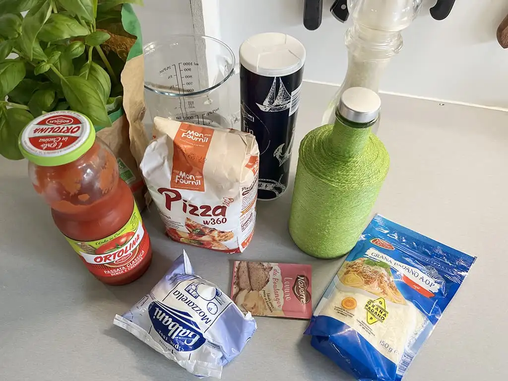 Pizza Napolitana ingrediënten