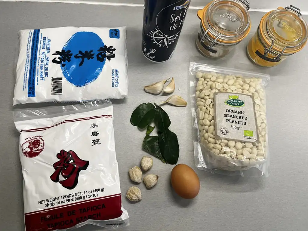 Rempejek katjang ingrediënten