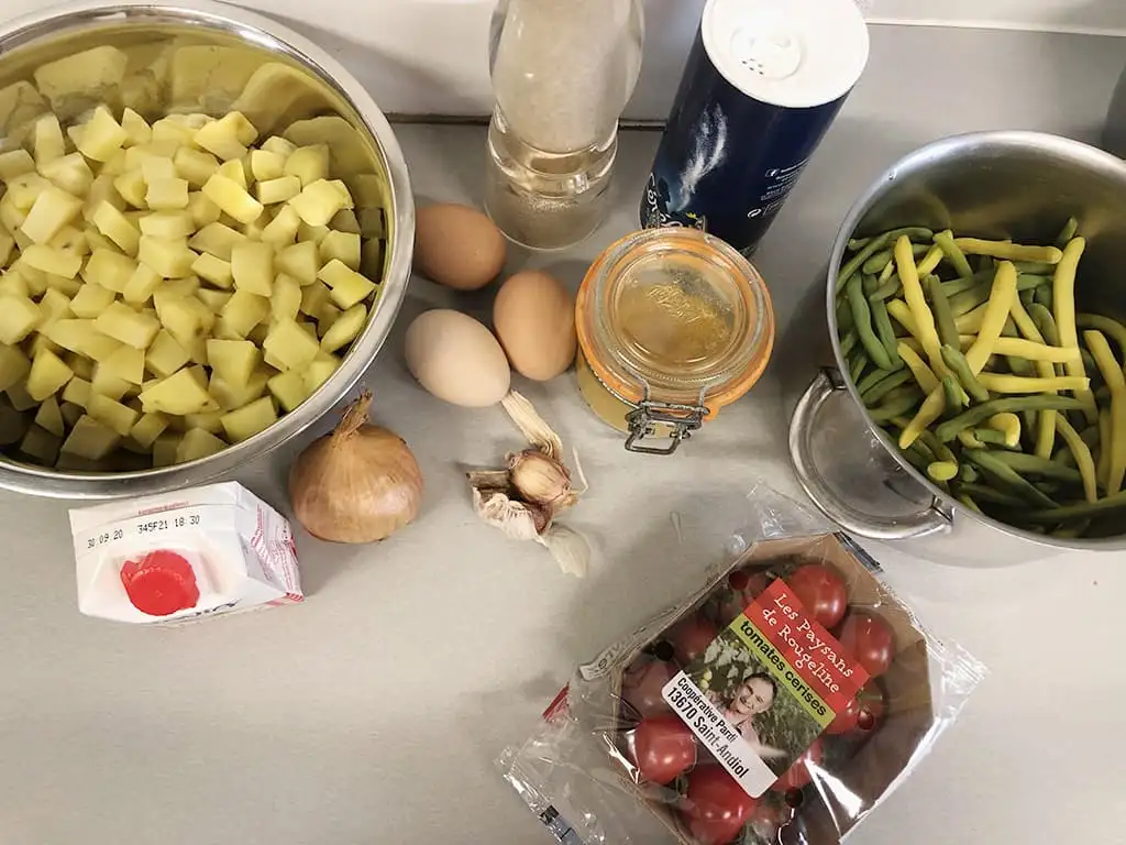 Sperziebonenschotel uit de oven ingrediënten