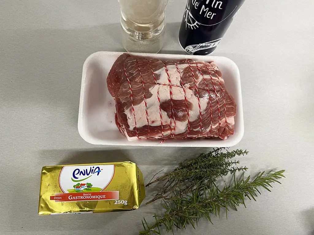 Varkensrollade uit de oven ingrediënten