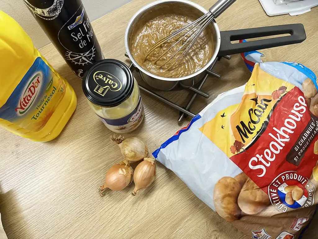 Friet oorlog ingrediënten