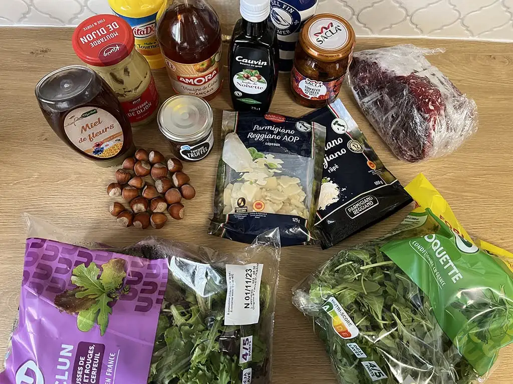 Carpaccio bonbons ingrediënten