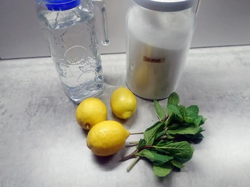 Citroenlimonade ingrediënten