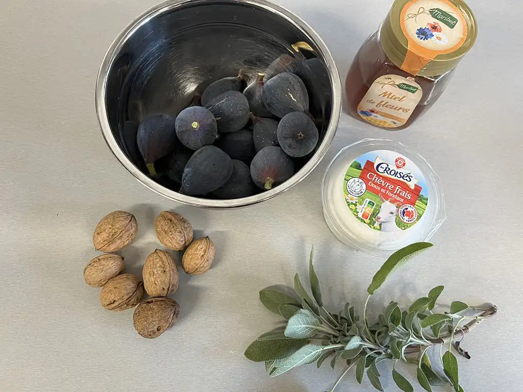Vijgen uit de oven ingrediënten