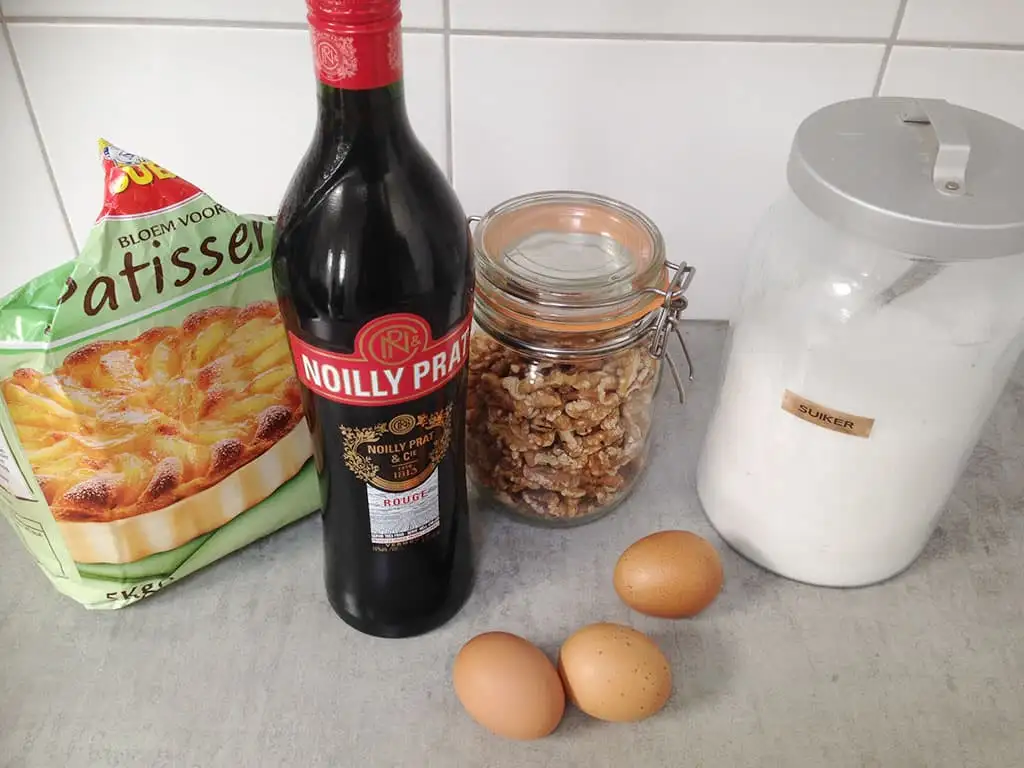 Walnotentaart ingrediënten