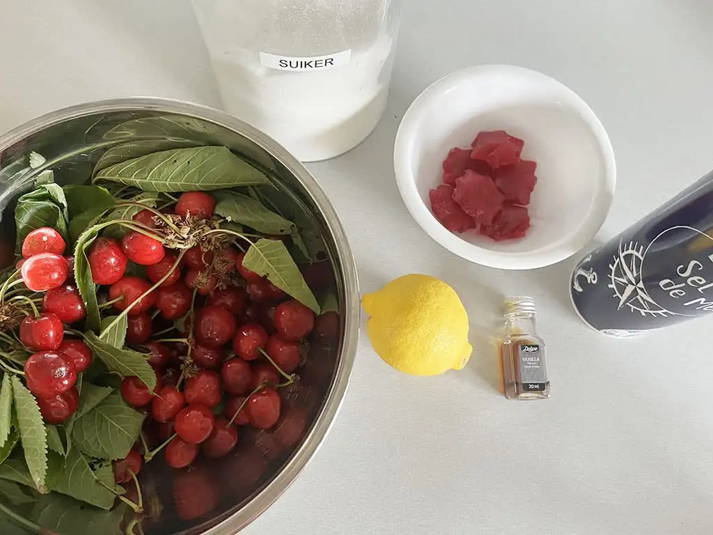 Maraschino kersen ingrediënten