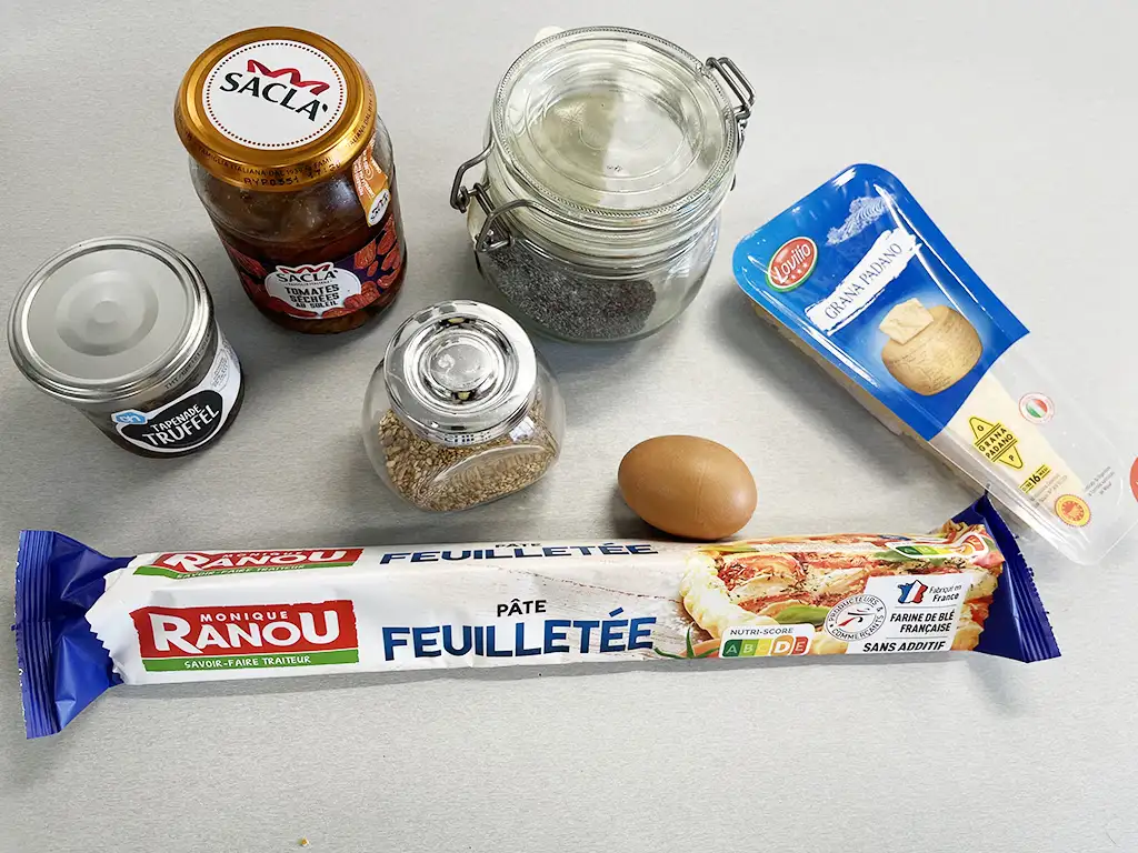 Bladerdeeg sterren ingrediënten