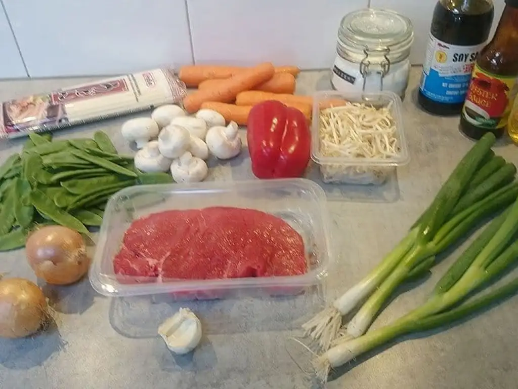 Tjaptjoi ingrediënten