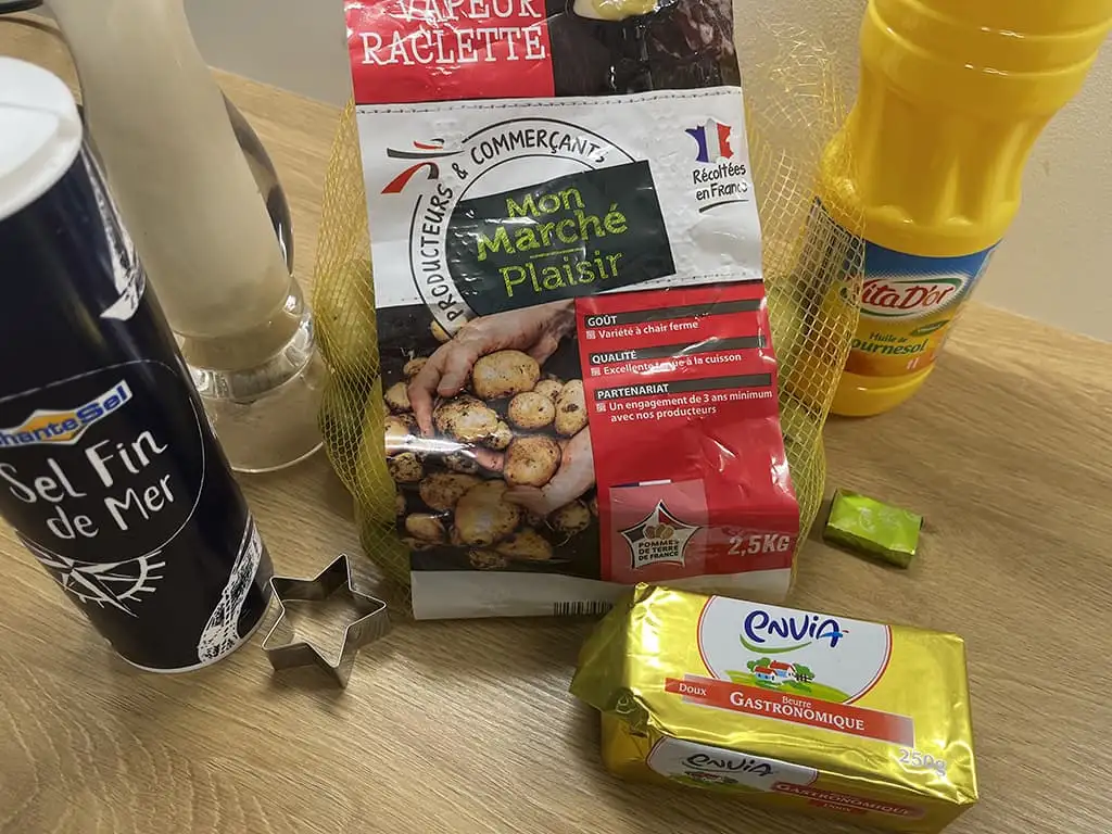 Aardappelsterren ingrediënten