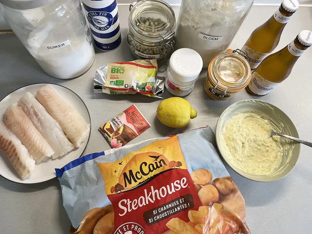 Fish and chips ingrediënten