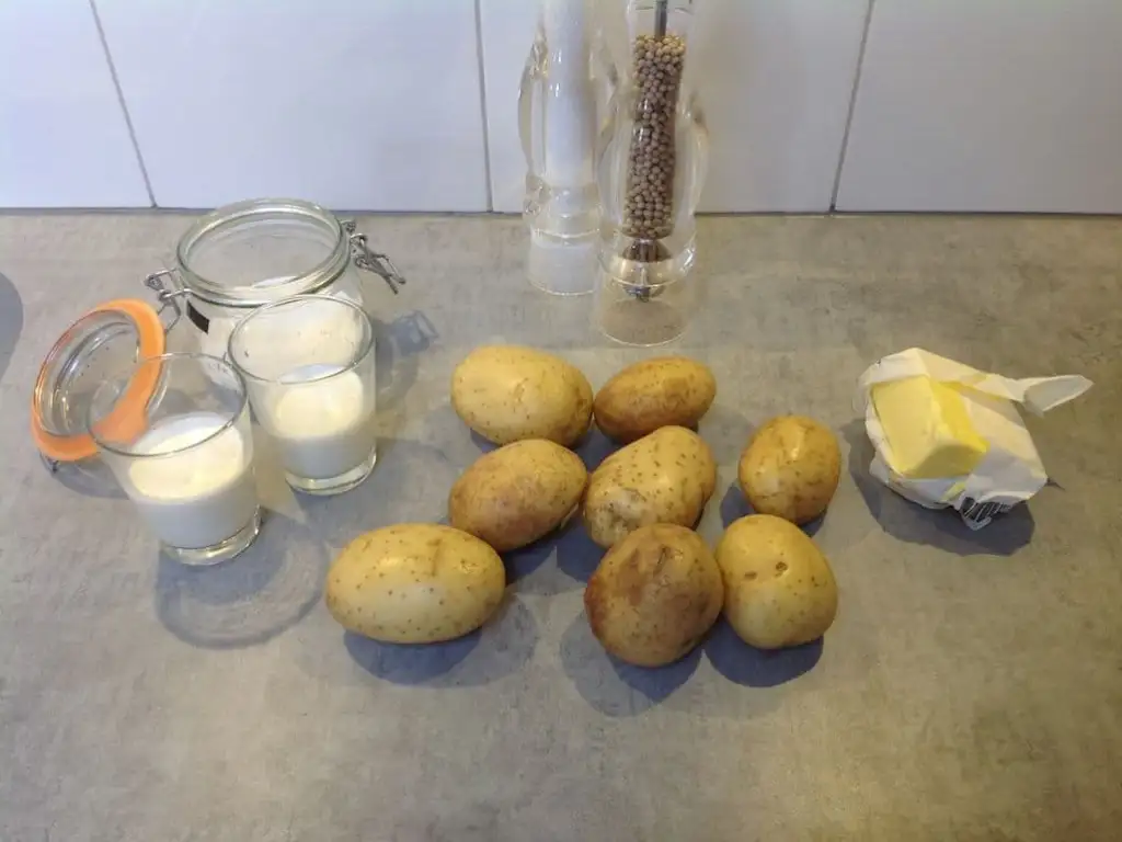 Aardappelpuree zelf maken ingrediënten