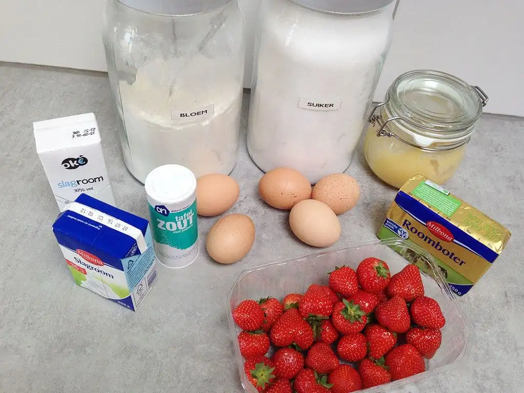 Lemon curd aardbeiencake ingrediënten