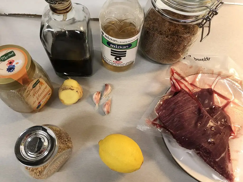Beef teriyaki ingrediënten
