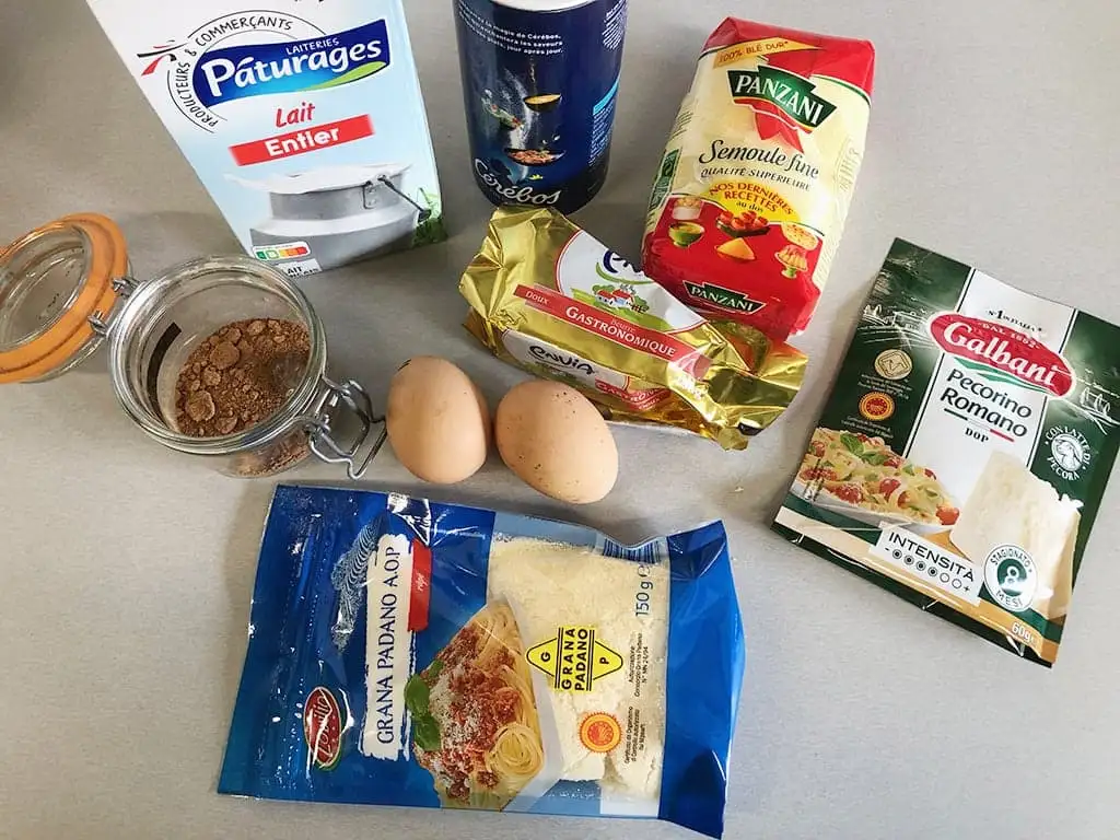Gnocchi alla romana ingrediënten