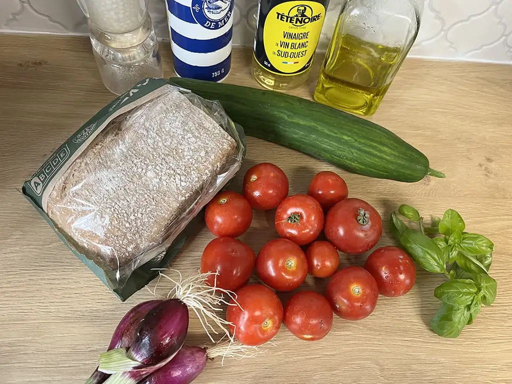 Panzanella ingrediënten