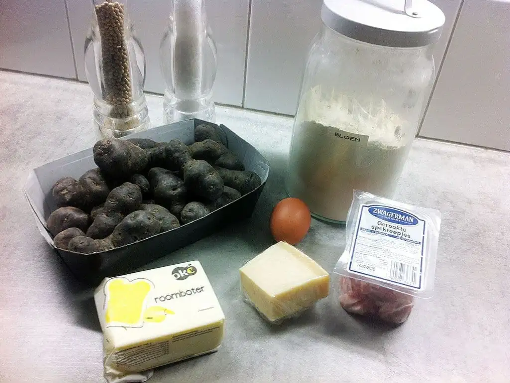 Truffelaardappel gnocchi ingrediënten