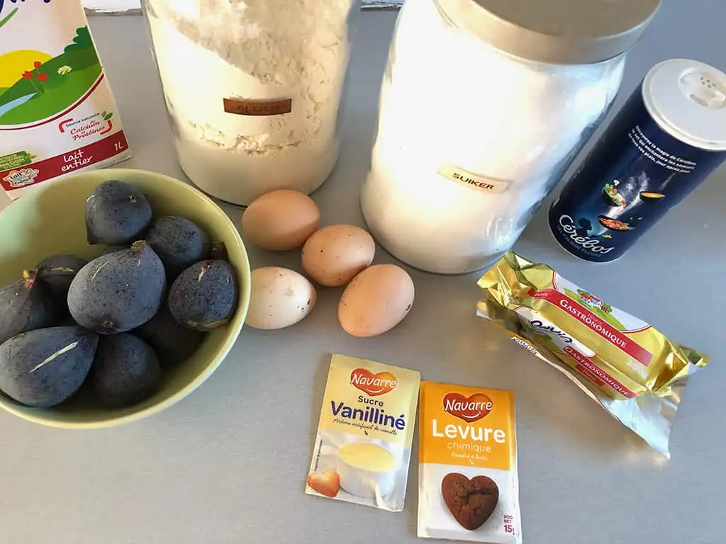 Vijgen clafoutis ingrediënten