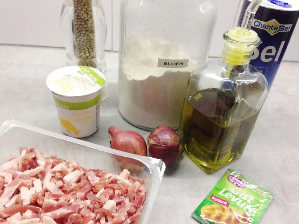 Flammkuchen ingrediënten