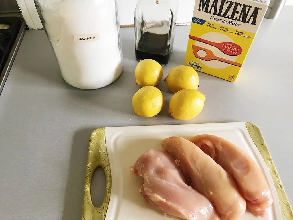Citroenkip uit de wok ingrediënten