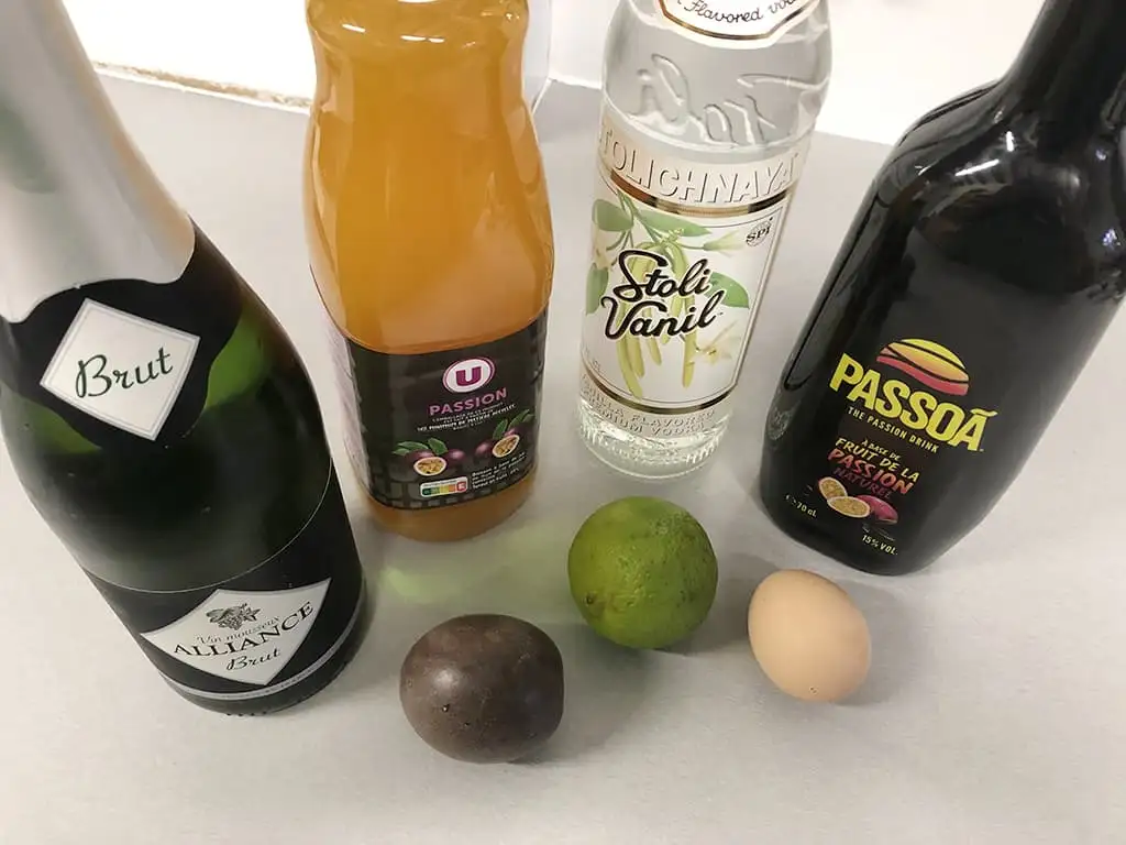 Pornstar martini ingrediënten