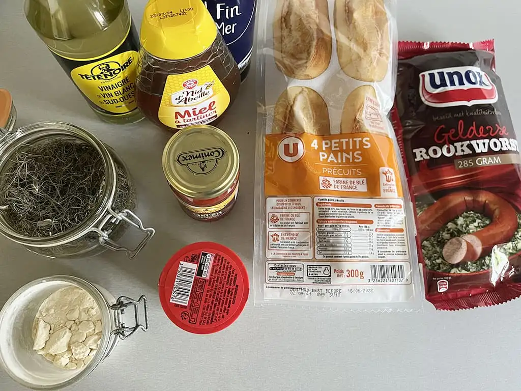 Broodje Unox ingrediënten