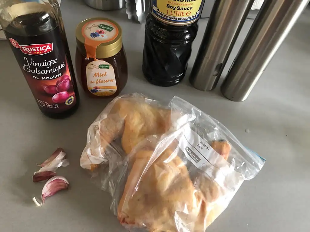Knoflook-balsamico kip ingrediënten