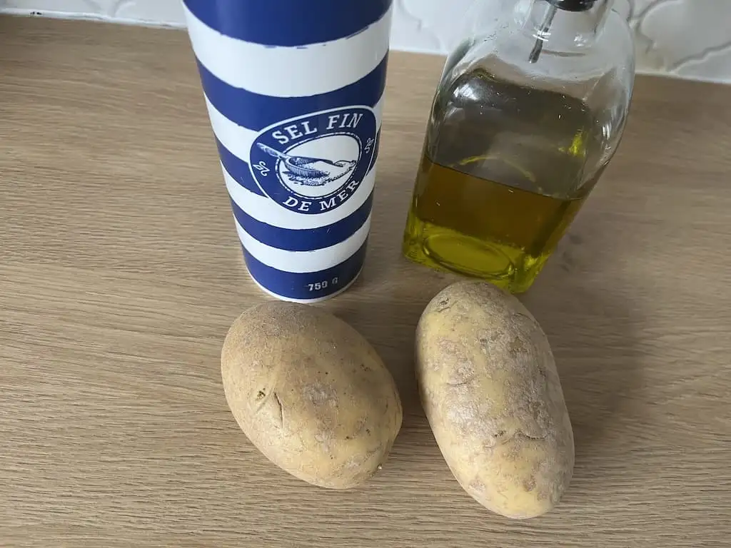 Chips bakken in de airfryer ingrediënten