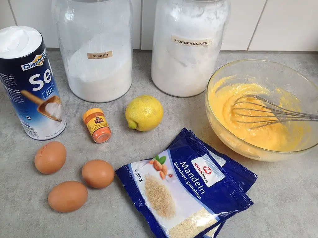 Citroen macarons ingrediënten