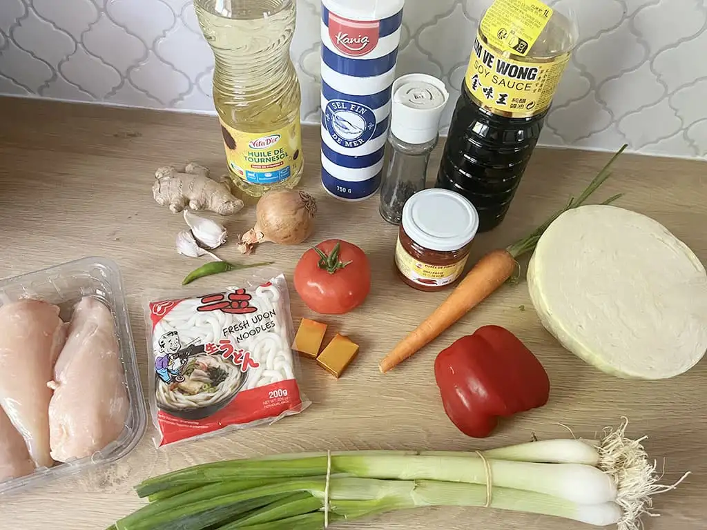 Thukpa - Tibetaanse noedelsoep ingrediënten