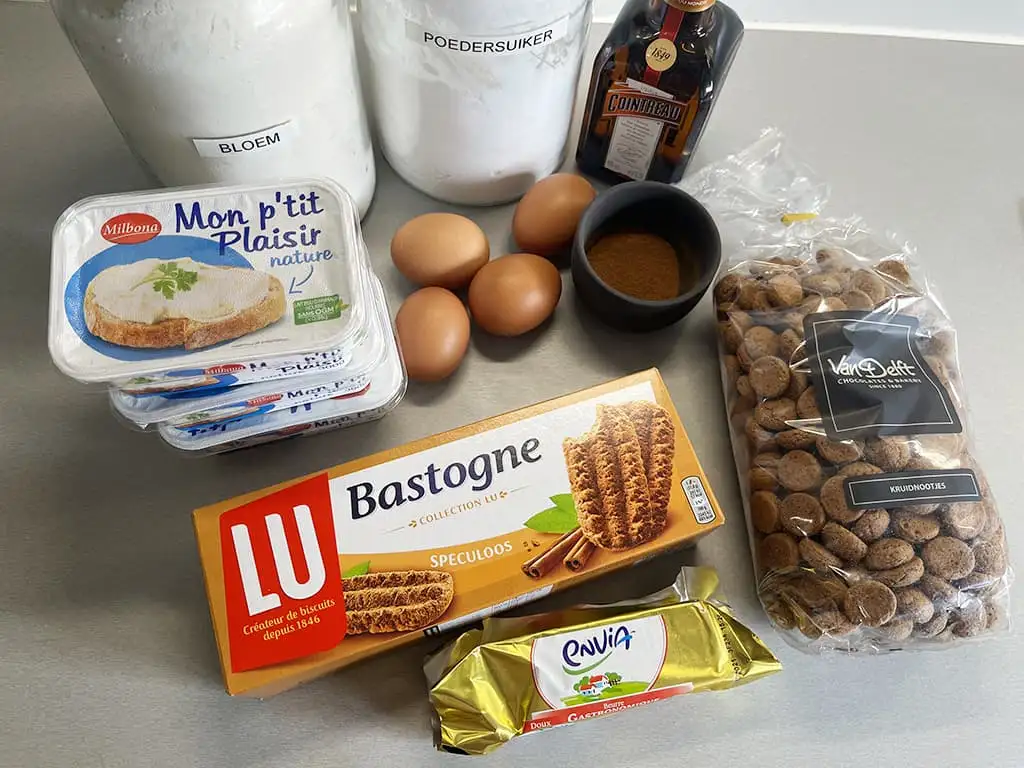 Pepernoten cheesecake ingrediënten