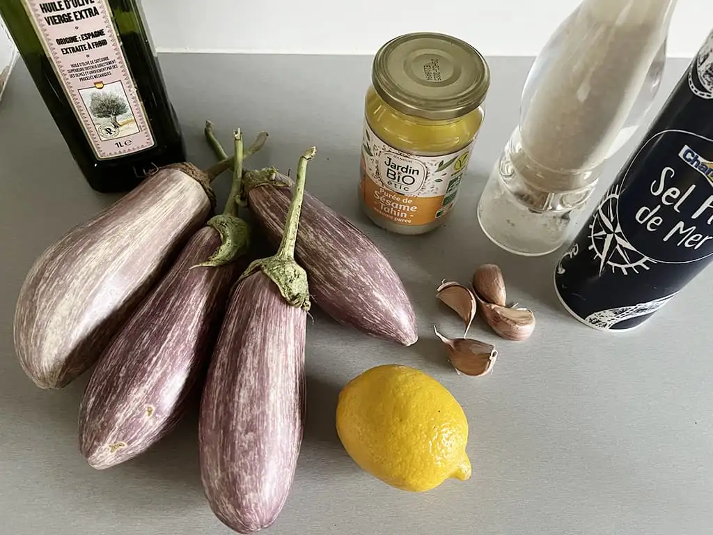 Baba ganoush ingrediënten