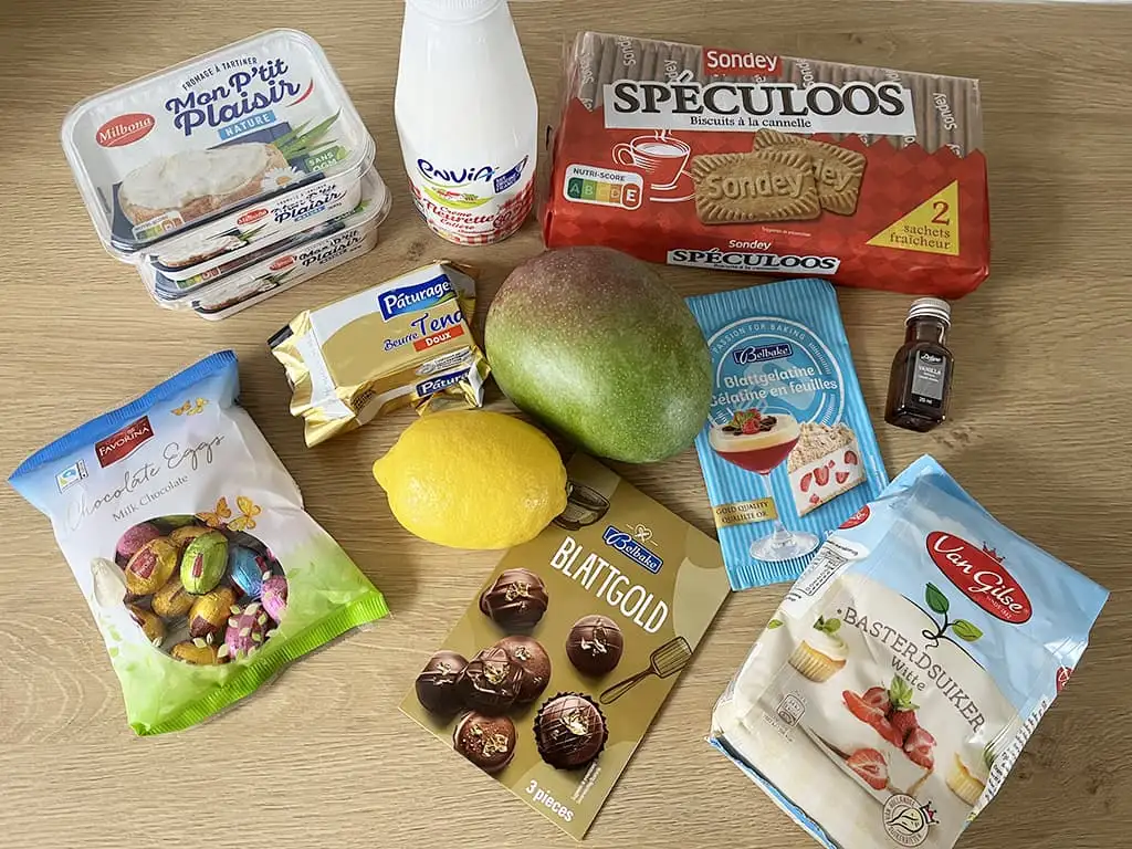 Mango cheesecake ingrediënten